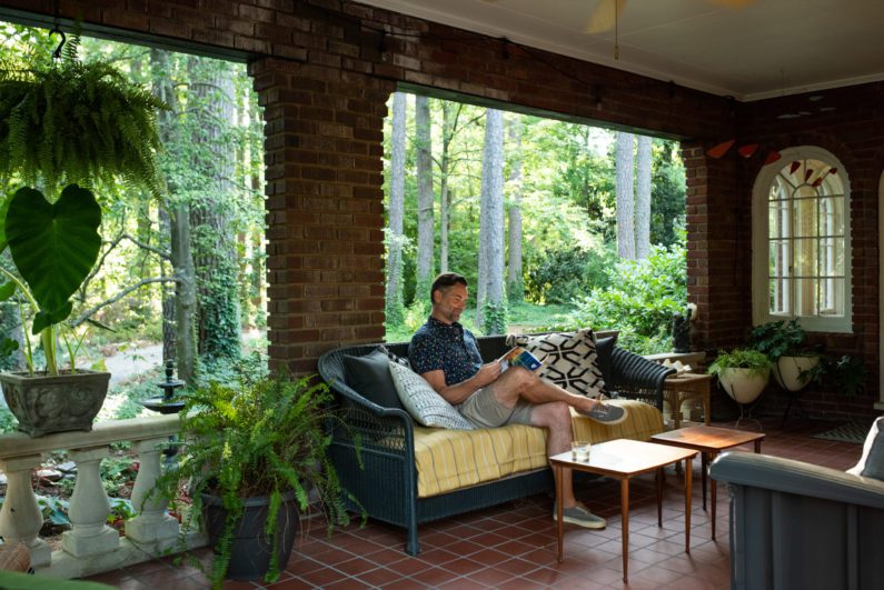 Interior designer Craven Miller and landscape architect John Hykes purchased their Georgian Revival home on University Drive in 2017.