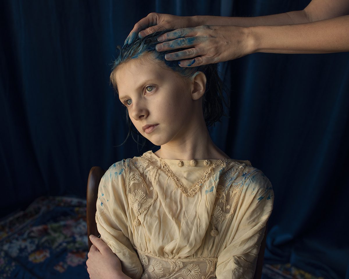 “Stain” by Heather Evans Smith is just one of the visual artist’s photographs on display at Cassilhaus this summer during the exhibit titled “Blue.”