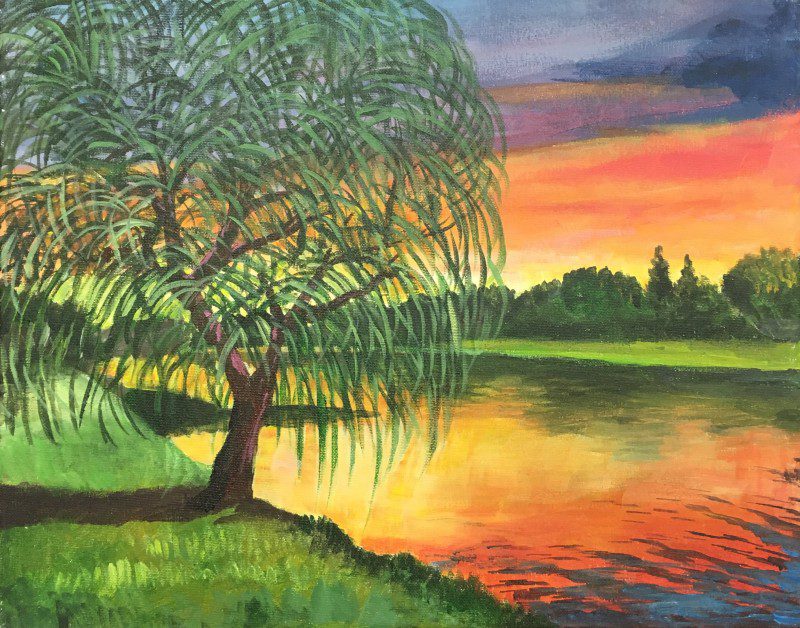Paint & Sip Willow Tree Chapel Hill Magazine