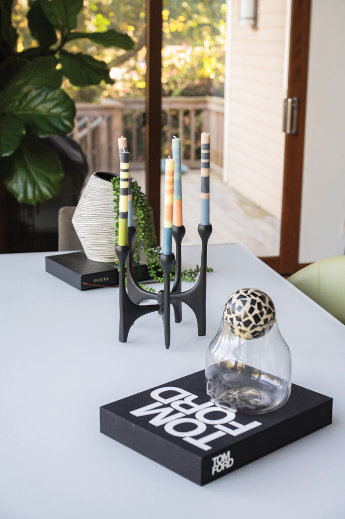 Interior designer Ana Travares is intentional with how she decorates her home, drawing on different textures, colors and designs.