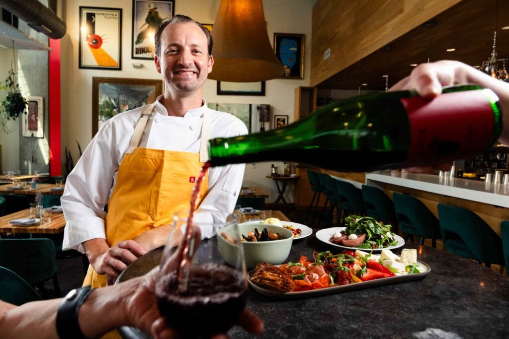 Chef Daniel Jackson of Osteria Georgi.