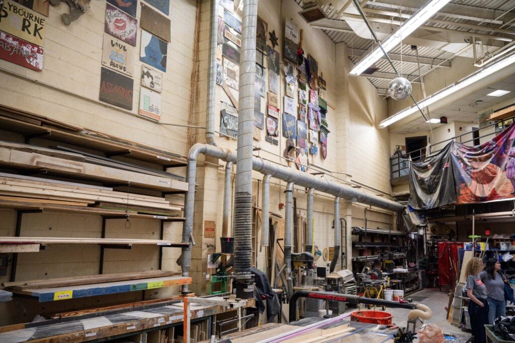 Behind the scenes at the PlayMakers theater